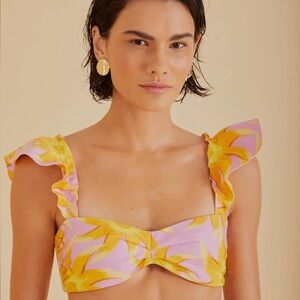FARM Rio | Swim | Nwt Farm Rio X Anthropologie Sun Swim top SIZE L